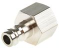 Quick Coupling Socket, Nickel-Plated Brass, 35bar, 100°C, G1/4" Pack of 5 pieces